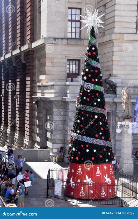 Christmas Tree Perth Australia Editorial Stock Image Image Of