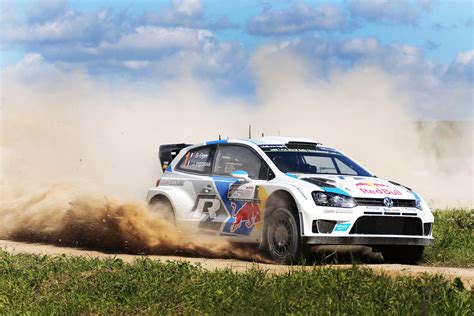 volkswagen polo wrc rally car white speed sebastien ogier ...