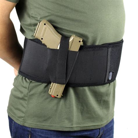 Comfortable Belly Band Holster For Concealed Carry W Retention Strap