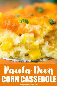 And like with many traditional southern recipes, her casserole recipe contains flour, butter and sour cream. Paula Deen Corn Casserole | Recipe | Creamy corn casserole ...