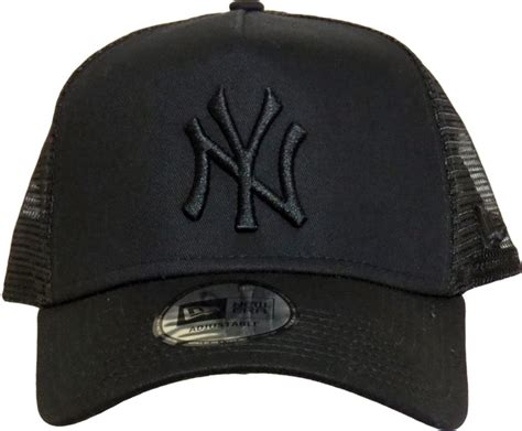 Ny Yankees New Era All Black Clean Trucker Cap Lovemycap