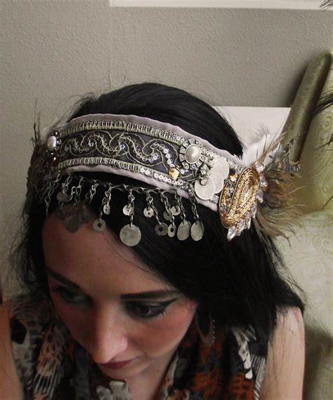 Reserved Tribal Fusion Belly Dance Headpiece Blonde