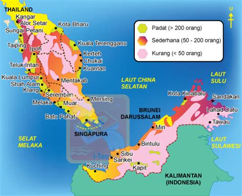 Berapa jumlah penduduk negara malaysia tahun 2020? Geografi: Taburan Penduduk