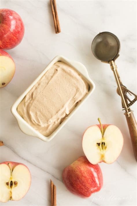 Easy Spiced Apple Ice Cream 3 Ingredient Apple Butter Ice Cream