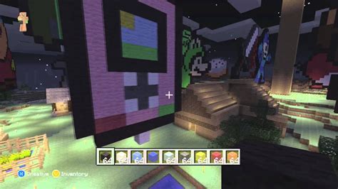 Minecraft Xbox 360 Pixel Art World Wdownload Youtube