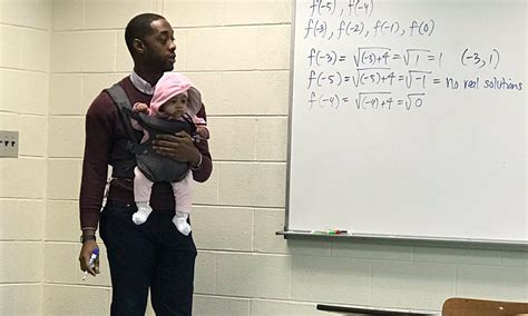 How do you become a mathematician? VIRAL: Math professor holds baby while teaching class