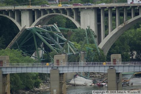 I 35w Bridge Collapse — View From The Guthrie Theater
