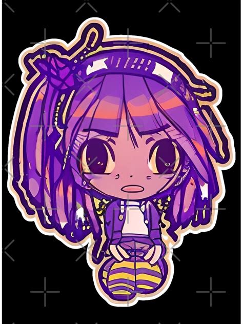Purple Anime Pfp 30 Poster For Sale By Moorct522 Redbubble