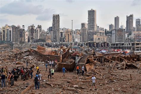 Explosion In Beirut Fotos Zeigen Das Ausmaß Der Katastrophe Sternde
