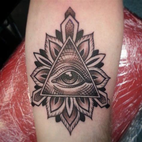 Illuminati Eye Pyramid Tattoo