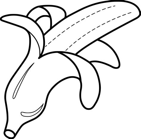 Check spelling or type a new query. Banana coloring page