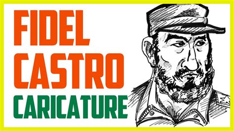 The image is png format and has been processed into transparent background by ps tool. FIDEL CASTRO CARICATURE | Speed drawing a caricature of ...