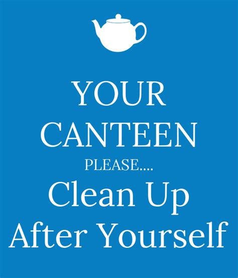 Clean Up After Yourself Poster