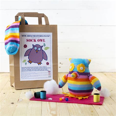 Sock Owl Craft Kit By Sock Creatures
