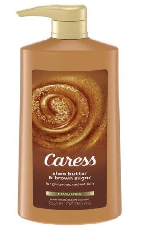 Caress Exfoliating Body Wash With Pump Shea Butter And Brown Sugar 254