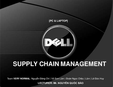 😍 Dell Supply Chain Management Case Study Ppt Success With Supply