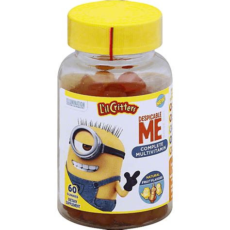 Lil Critters Despicable Me Minion Made Complete Multivitamin Gummies