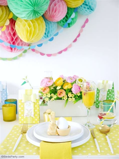My Pastel Easter Brunch Tablescape Party Ideas Party Printables Blog