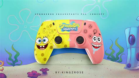 Spongebob And Patrick Ps5 Controller Concept Rspongebob