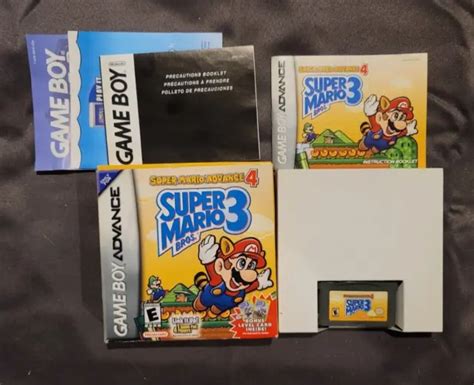 Super Mario Advance 4 Super Mario Bros 3 Gameboy Advance Complete Box
