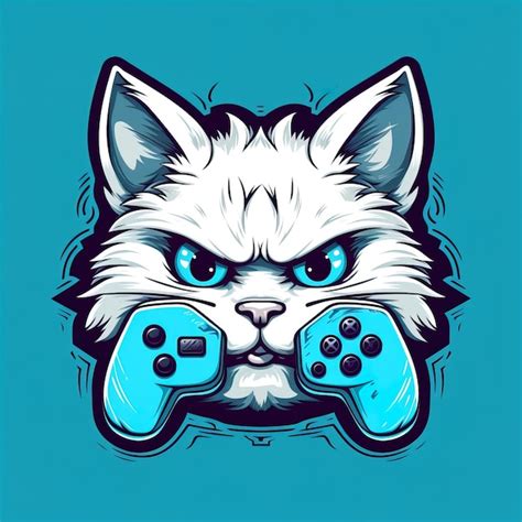 Premium Vector Cat Gaming Logo