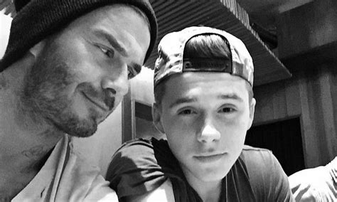 David Beckham Enjoys Embarrassing Son Brooklyn With Affectionate