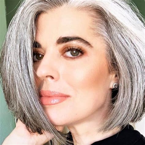 3 Ways To Wear Gray Hair Over 40 Grey Hair Transformation Grey Hair