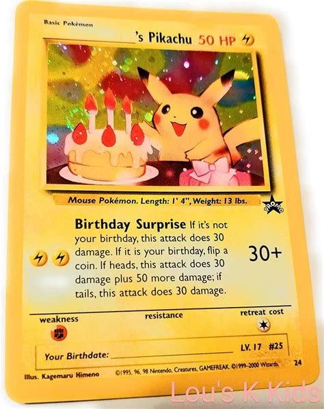 9 Best Happy Birthday Pikachu Card Birthday Pikachu Happy Birthday