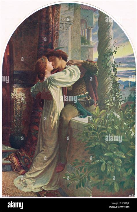 Romeo And Juliet Painting Sir Frank Dicksee