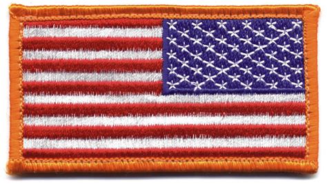 Usa Military American Flag Morale Patch With Velcro Backing Grunt Force