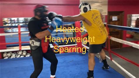 Heated Heavyweight Sparring No Holding Back Youtube