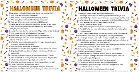 70 Halloween Trivia Questions And Solutions My Blog