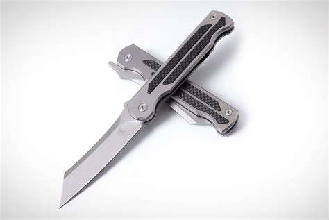 Katsu Carbontitanium Folding Knife Mens Gear