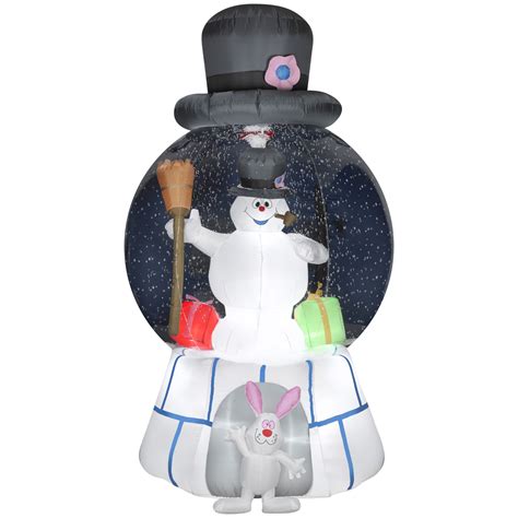 Airblown Inflatables 4 Ft Gemmy Snow Globe Frosty Wpresents Frosty