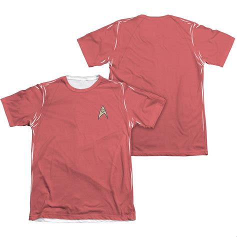 Star Trek Tos Engineering Two Sided Costume Red