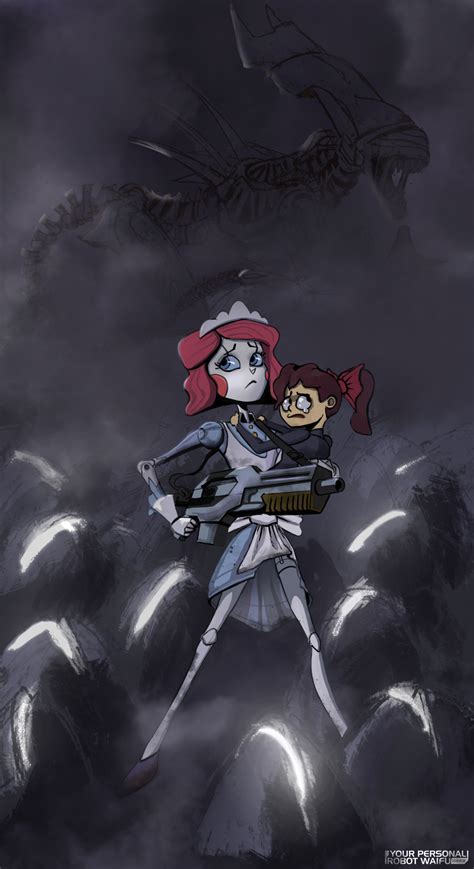 Aliens Poster But With Emmy And Madeline Emmy The Robot Nandroid