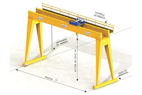 Grúas Viajeras Industriales Especificaciones Técnicas
