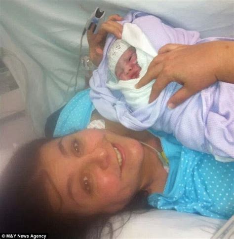 Woman Gives Birth After Refusing To Have Ovarian Cyst Removed On Last
