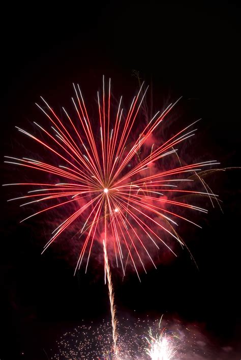Photo Of Red Firework Rocket Free Christmas Images