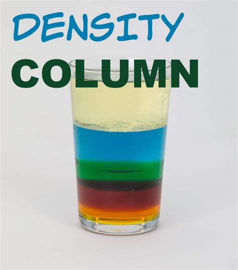 Density Explained Easy Density Experiments And Tricks For Kids