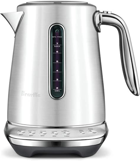 breville the smart kettle luxe bke845bss 1 7 litre kettle brushed stainless steel