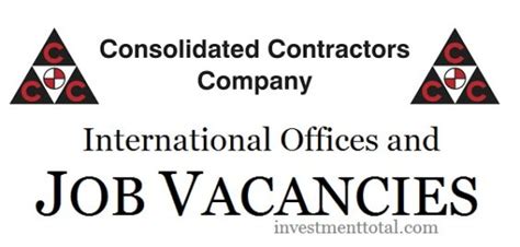 Consolidated Contractors Company Ccc Officies And Employment