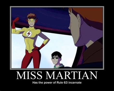 Young Justice Miss Rule 63 Dc Comics Know Your Meme Miss Martian