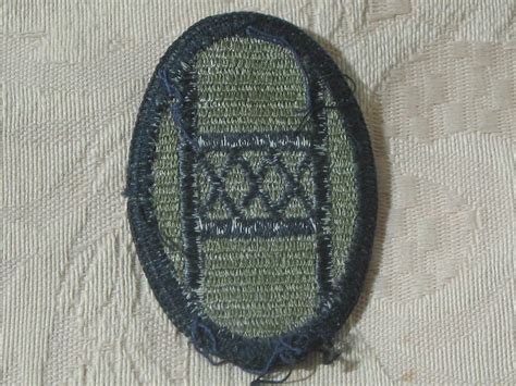 Military Shoulder Patch 30th Armored Old Hickory Brigade Subdued