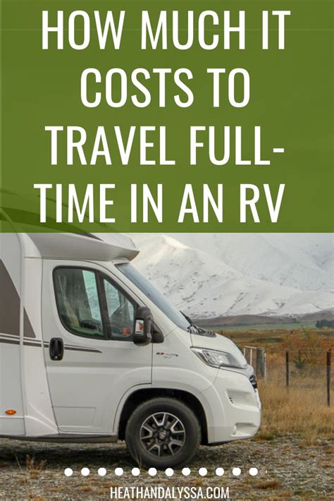 How Much Does It Cost To Live In An Rv Full Time Rv Living Full Time
