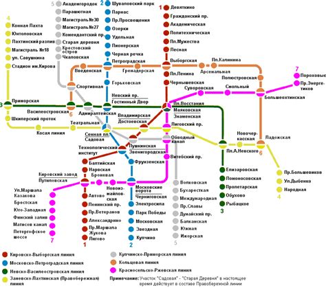 подземка петербурга :: собрание схем и карт питерского ...
