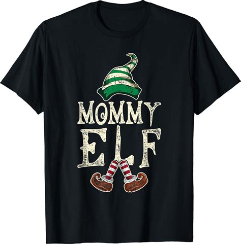 Familie Partnerlook Pajama Weihnachten Geschenk Mama Elfe T Shirt Amazon De Fashion