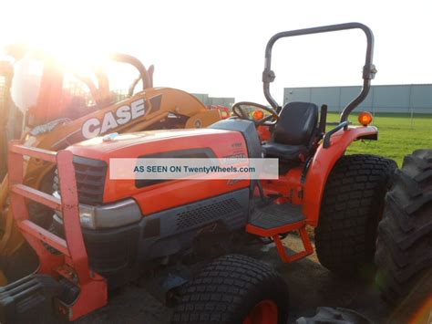 Kubota L3430hst Tractor 4wd Hydrostatic Turf Tires Only 1325 Hrs