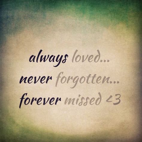 Always Remembered Never Forgotten Quotes Quotesgram