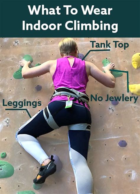 A Woman Climbing Up The Side Of A Rock Wall With Text Overlay That